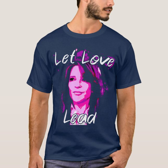 Camiseta Deixe o Amor Chumbo - Marianne Williamson (Frente)