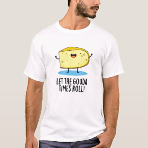 Camiseta Deixe O Gouda Times Roll Cheijos Engraçados.