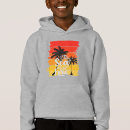 Camiseta Deixe o Mar Libertá-lo | Pôr do Sol Retro Vintage