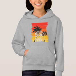 Camiseta Deixe o Mar Libertá-lo | Pôr do Sol Retro Vintage