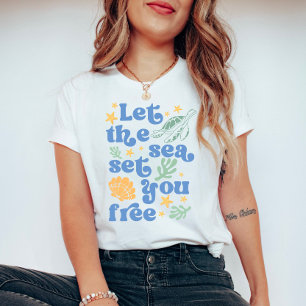 Camiseta Deixe o mar te liberar - Cota de Verão Retroativa