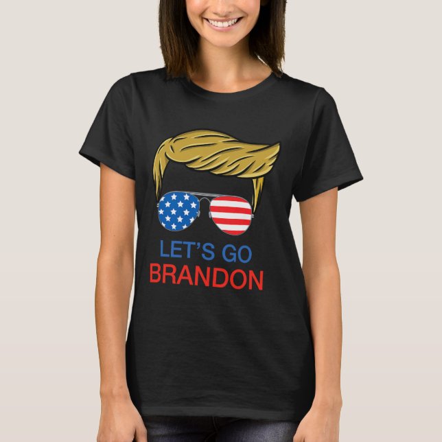 Camiseta Deixe o nº 39;s ir Brandon cantar Engraçado Biden  (Frente)