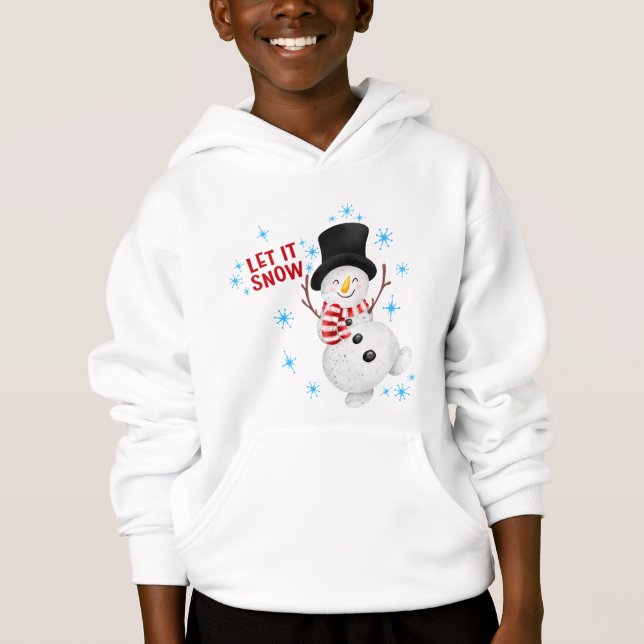 Camiseta Deixe-o nevar (Frente)