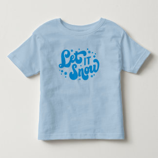 Camiseta Deixe-o nevar Design de inverno