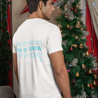 Camiseta Deixe-o nevar no Natal
