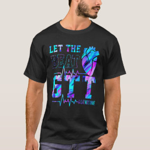 Camiseta Deixe O Ritmo Gtt Adenosina Enfermeira Divertida
