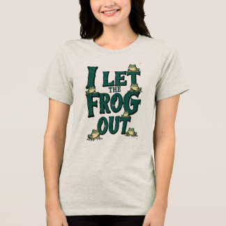Camiseta deixe o sapo sair