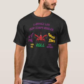 Camiseta Deixe os bons tempos rolar Crawfish