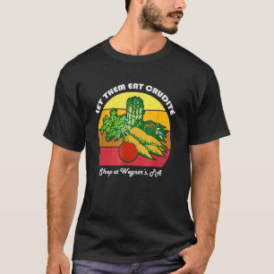 Camiseta Deixe-os comer o meme de Crudite Wegner