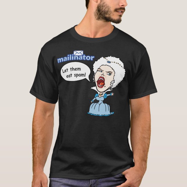 Camiseta Deixe-os comer o Spam! II (Frente)