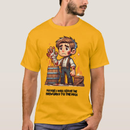 Camiseta Deixe os fogos de artifício para os Prós!