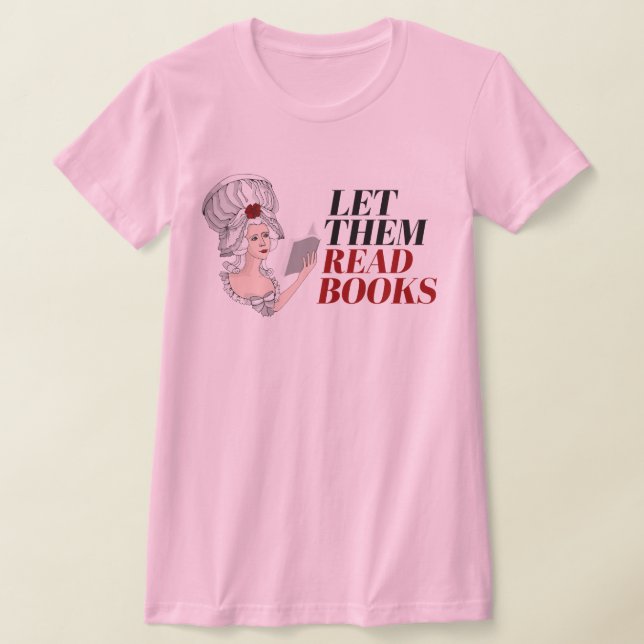 Camiseta Deixe-os ler livros (Postura )