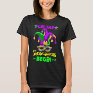 Camiseta Deixe Os Shenanigans Começar O Carnaval Mardi Gras