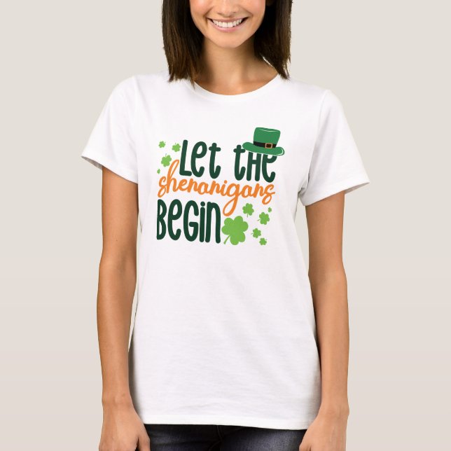 Camiseta Deixe Os Shenaniguns Bigins-66677 (Frente)