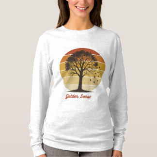 Camiseta Deixe os Tempos da Abóbora Rolar Design de Outono