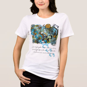 Camiseta Deixe pegadas em corações, nunca somos iguais