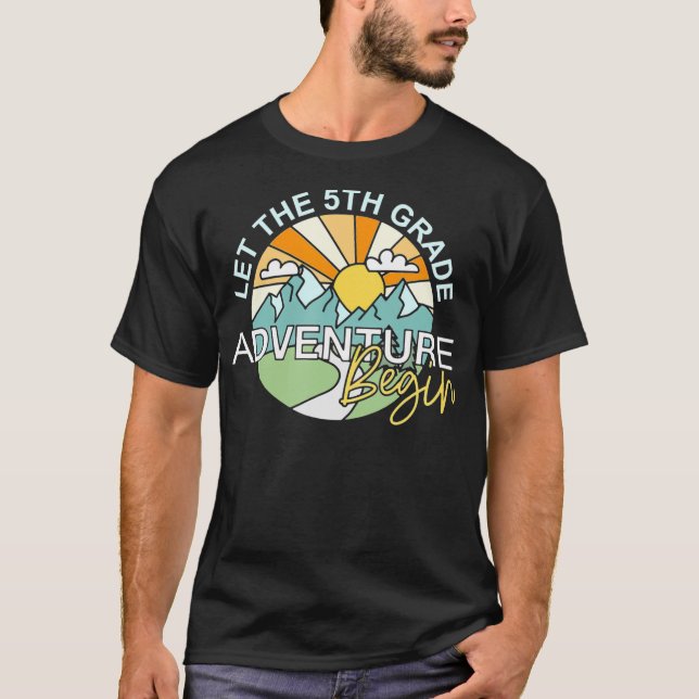 Camiseta Deixe que a Aventura 5 comece (Frente)