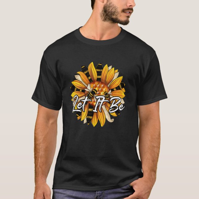 Camiseta Deixe que seja gentil com o significado da citação (Frente)