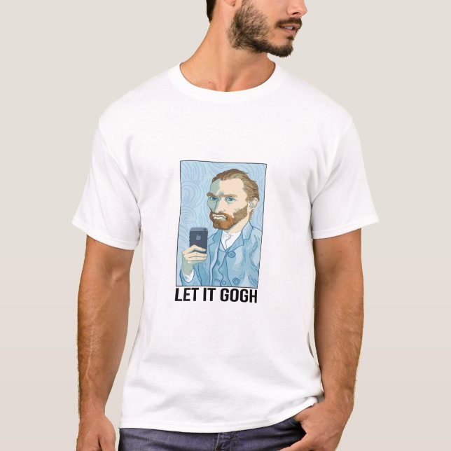 Camiseta Deixe que Vincent Funny Van Gogh (Frente)
