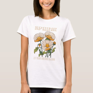 Camiseta Deixe seus sonhos florescerem