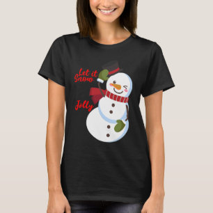 Camiseta Deixe Snow Jolly Snowman