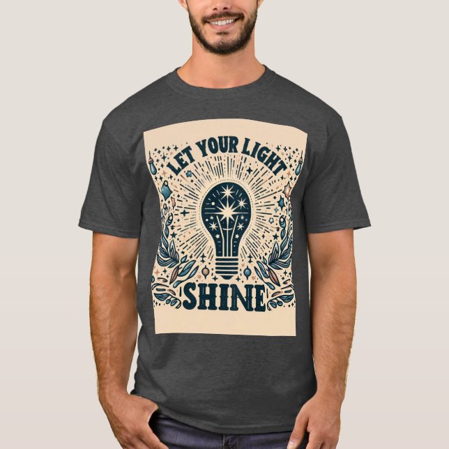 Camiseta Deixe sua luz brilhar (Frente)