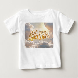 Camiseta Deixe Sua Luz Brilhar – Nuvens Macias e Raios de S