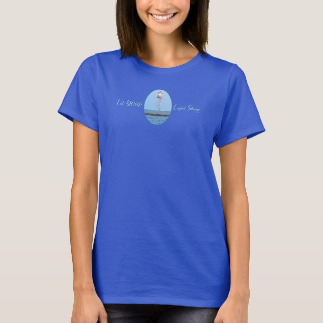 Camiseta Deixe sua vida brilhar Matthew 5:16 (Frente)
