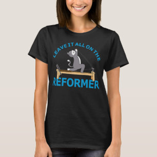 Camiseta Deixe tudo no Reformer Pilates cat Lover