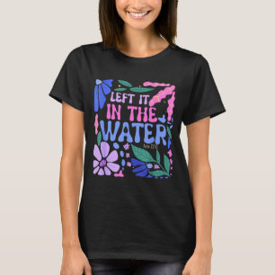 Camiseta Deixei na Água Batismo Cristão Batizado Bo