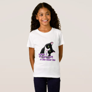 Camiseta Deixei-te um Gato-presente