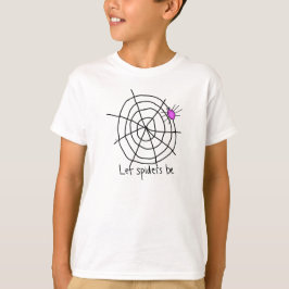 Camiseta "Deixem as Aranhas em Paz"