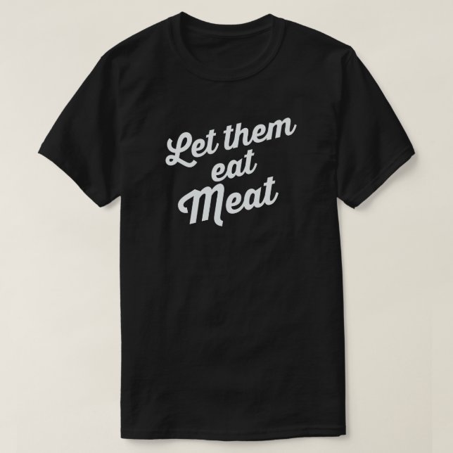 CAMISETA DEIXEM COMER CARNE (Frente do Design)