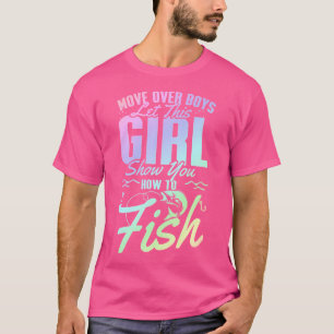 Camiseta Deixem Essa Garota Te Mostrar Como Pescar