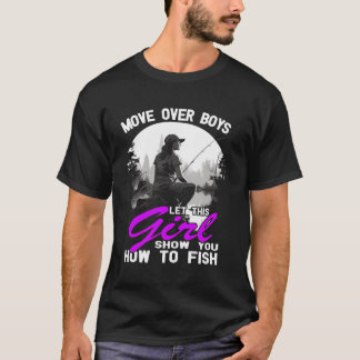 Camiseta Deixem Essa Garota Te Mostrar Como Pescar