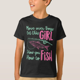 Camiseta Deixem Essa Garota Te Mostrar Como Pescar