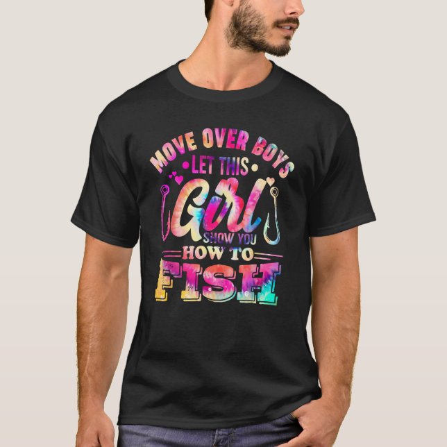 Camiseta Deixem Essa Garota Te Mostrar Como Pescar (Frente)