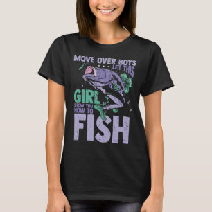 Camiseta Deixem Essa Garota Te Mostrar Como Pescar