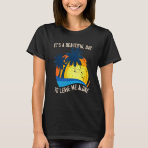 Camiseta Deixem-me em Paz Introvertido Anti Social Pessoas