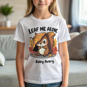 Camiseta Deixem-Me Sozinho, Engraçado, Outono Queda