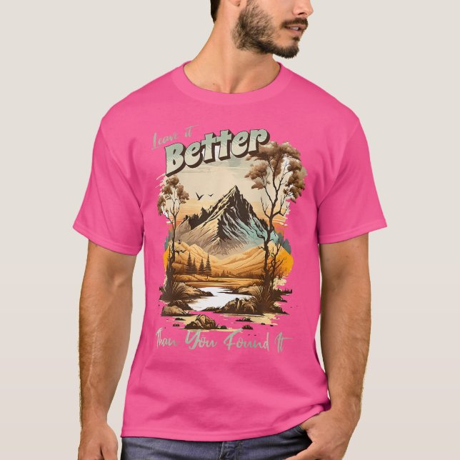 Camiseta Deixem Melhor Do Que Acharam Que Ia Acampar O (Frente)