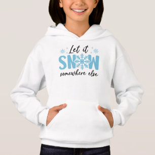 Camiseta Deixem-Na Neve Em Outro Lugar - Design De Inverno 
