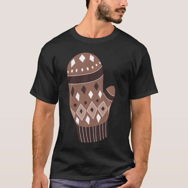 Camiseta Deixou Bernie Sanders Mitten (Frente)