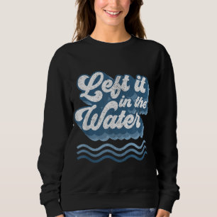 Camiseta Deixou-O Na Água Retro-Cristã Baptism Bapti