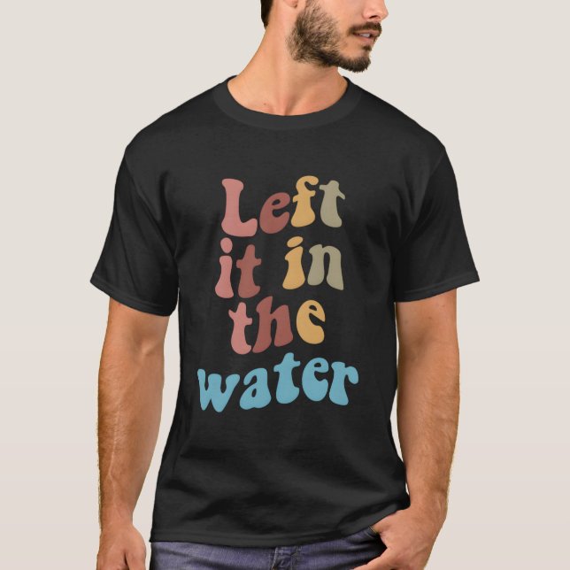 Camiseta Deixou-O No Batismo Da Água (Frente)
