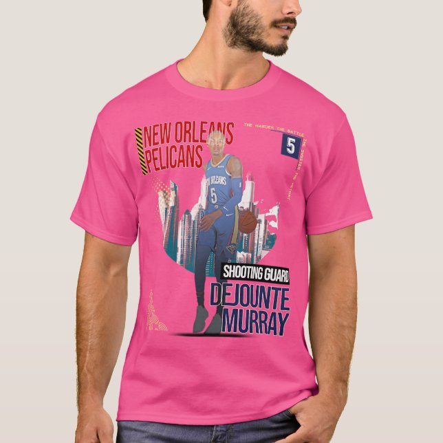 Camiseta Dejounte Murray Basball Art Pelanes 2 (Frente)