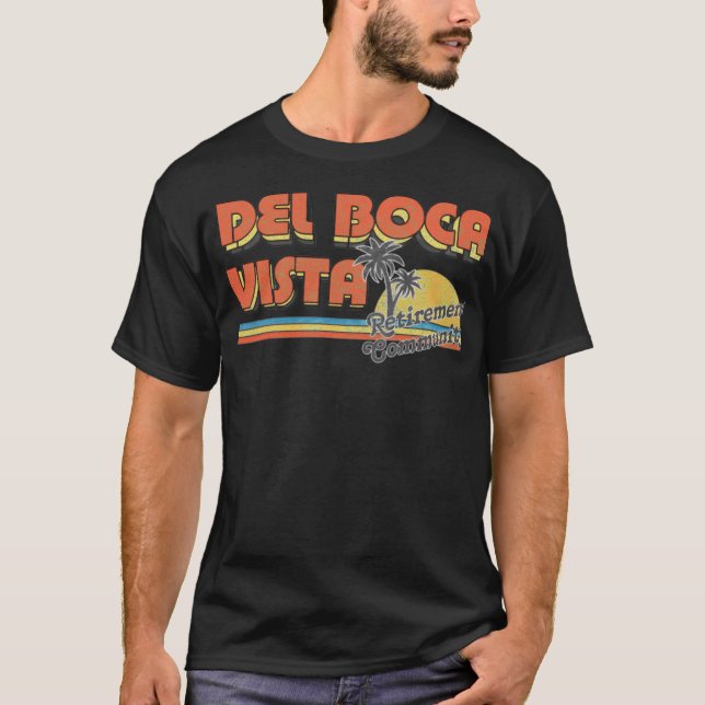 Camiseta Del Boca Vista desbotado (Frente)