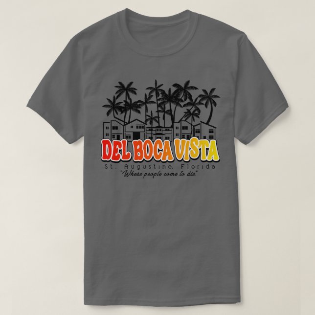 Camiseta Del Boca Vista Sunset Fade (Frente do Design)