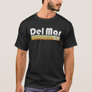Camiseta Del Mar California - Estilo Retro Orgulho da Cidad