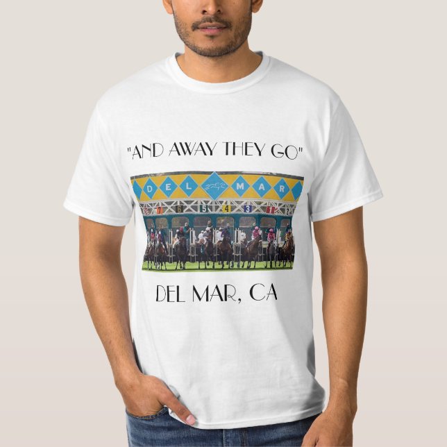 CAMISETA DEL MAR RACETRACK T SHIRT (Frente)